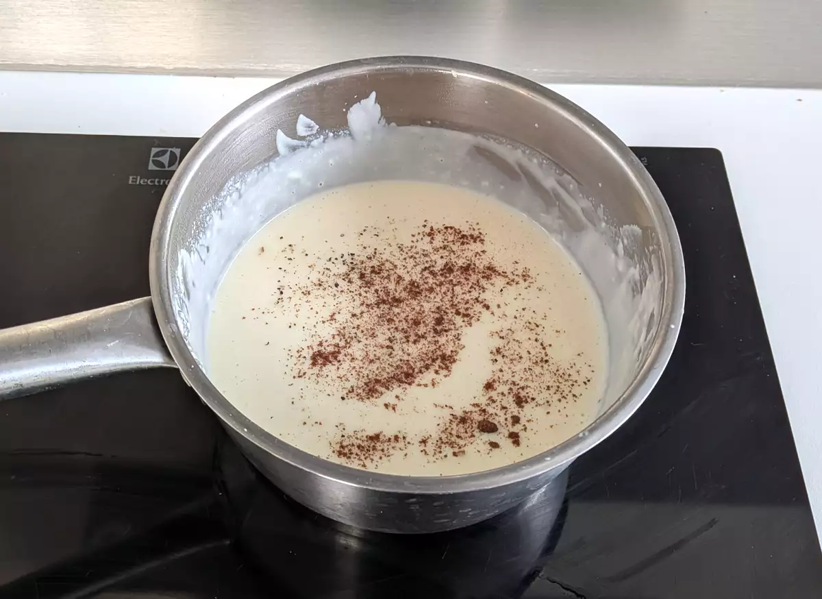3. Tilberedning af bechamel