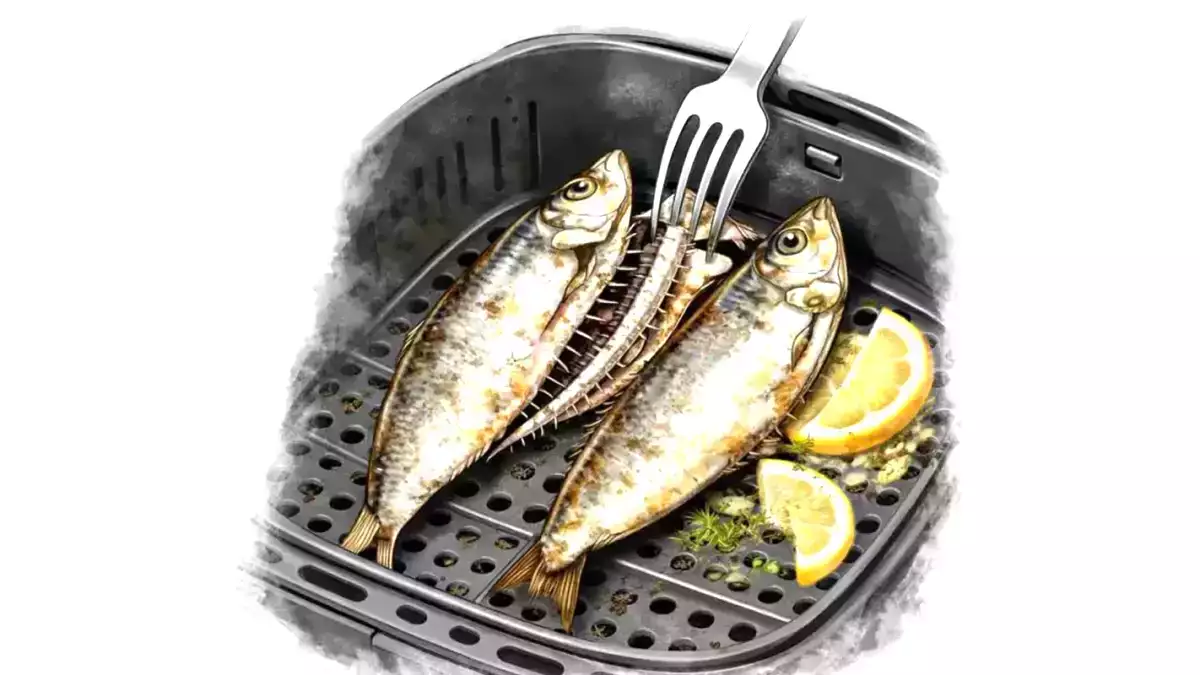 5. Ovn- eller airfryer-teknik: rygsøjlen løsner sig naturligt