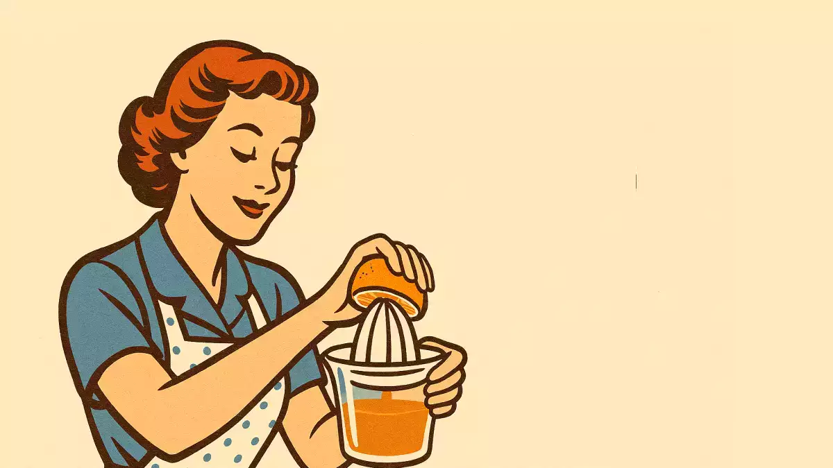 Drik saften hurtigt, ellers mister den sine vitaminer.