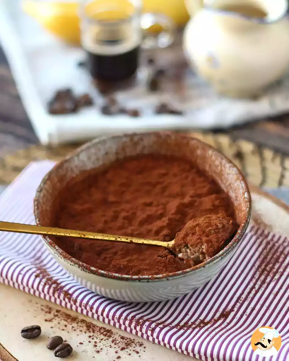 Havregryn natten over med tiramisu-smag