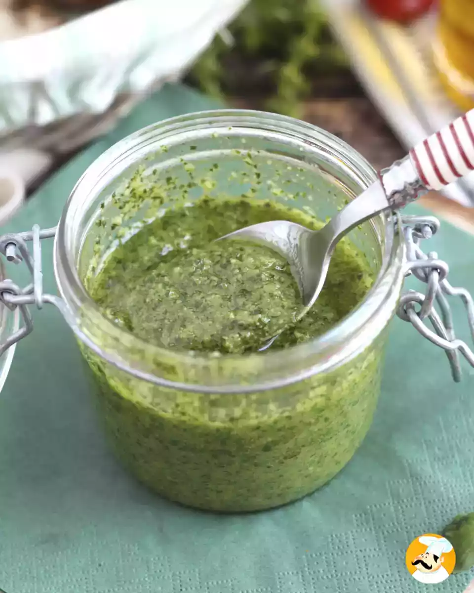 Hjemmelavet grøn pesto - pesto alla genovese