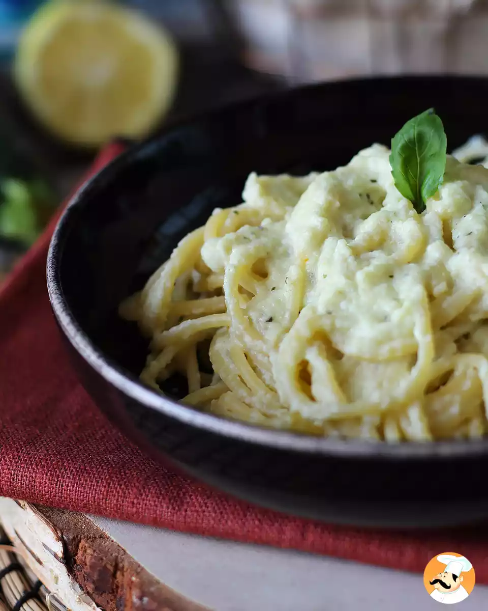 1. Pasta med cremede courgetter