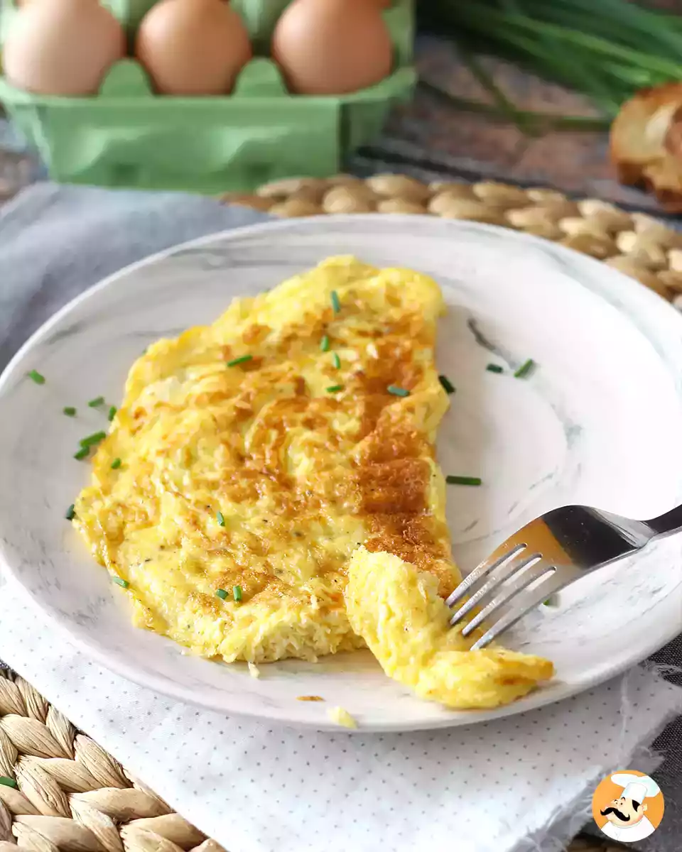 4. Omelet med ost