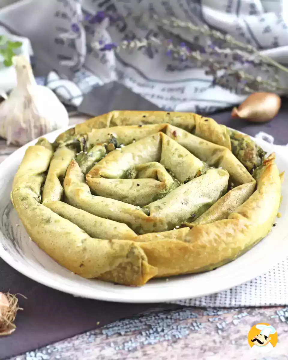 Borek, tyrkisk tærte med spinat og ost