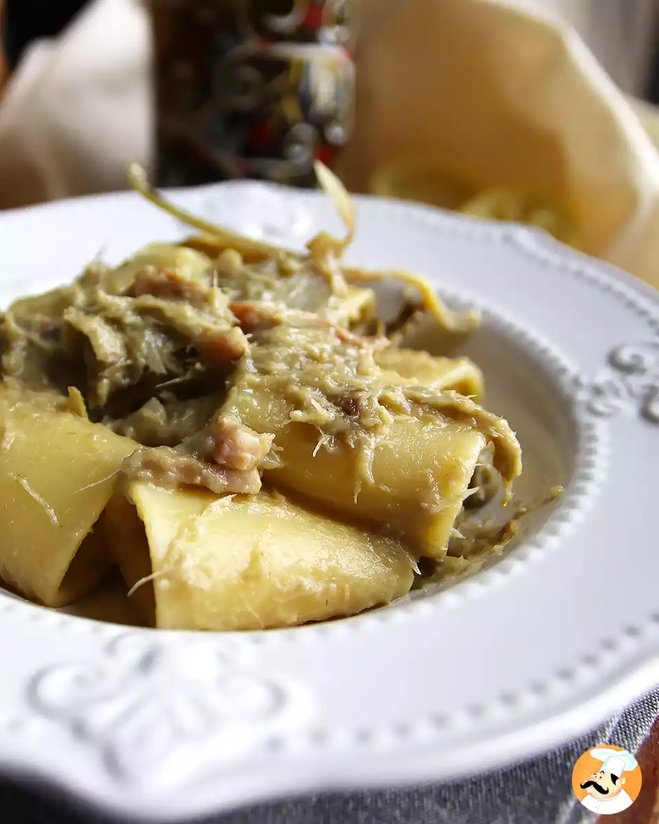 2. Paccheri med artiskokker og bacon