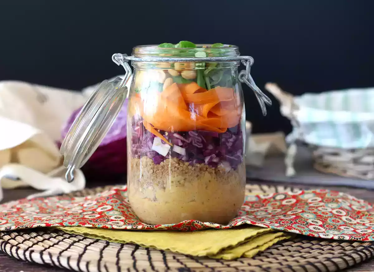 6. Vegetarisk salatglas