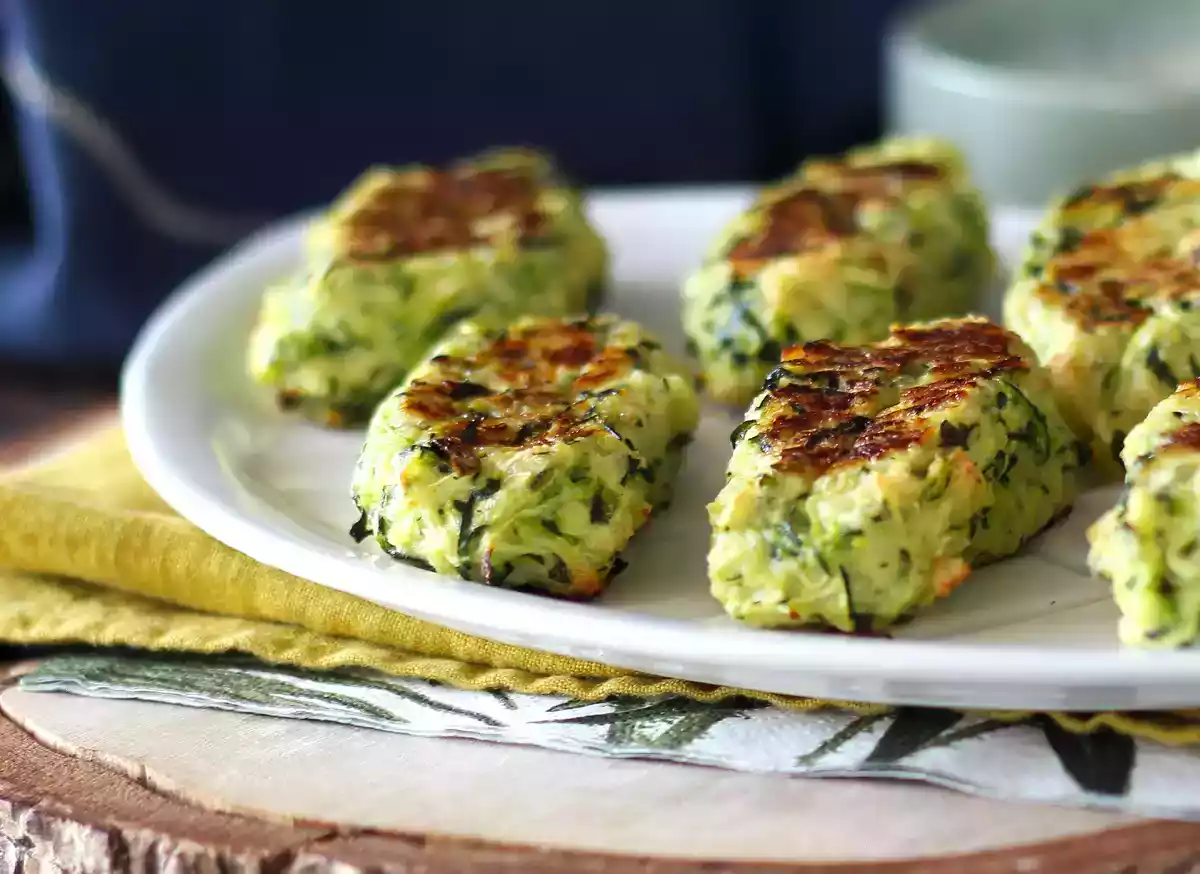 3. Bagte kødboller af courgette