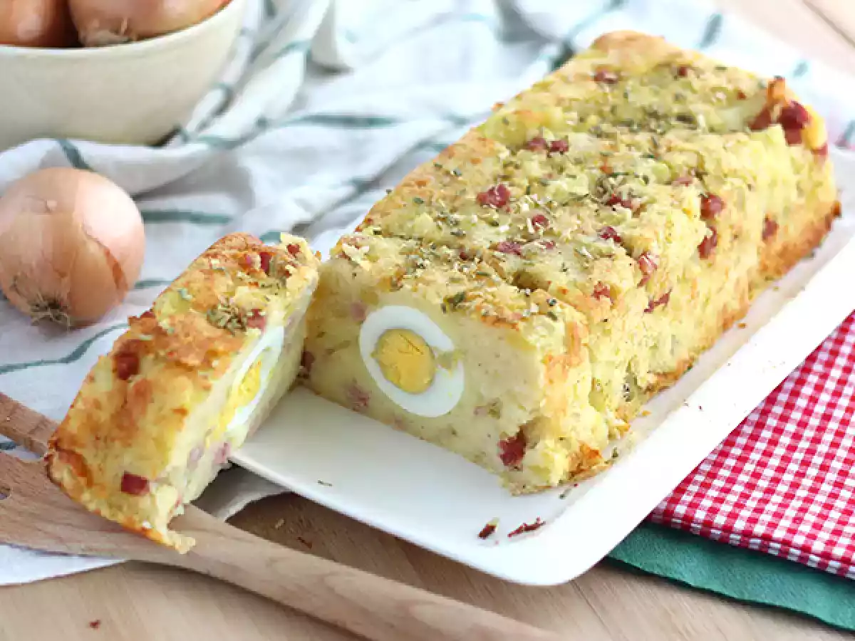 4. Kartoffel- og æggeterrine: enkel, praktisk og effektiv