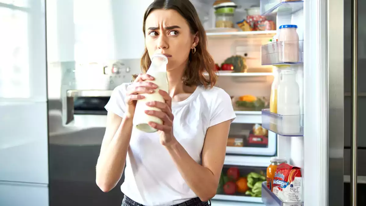 At drikke kold mælk fra flasken: en vane, der svækker immunforsvaret