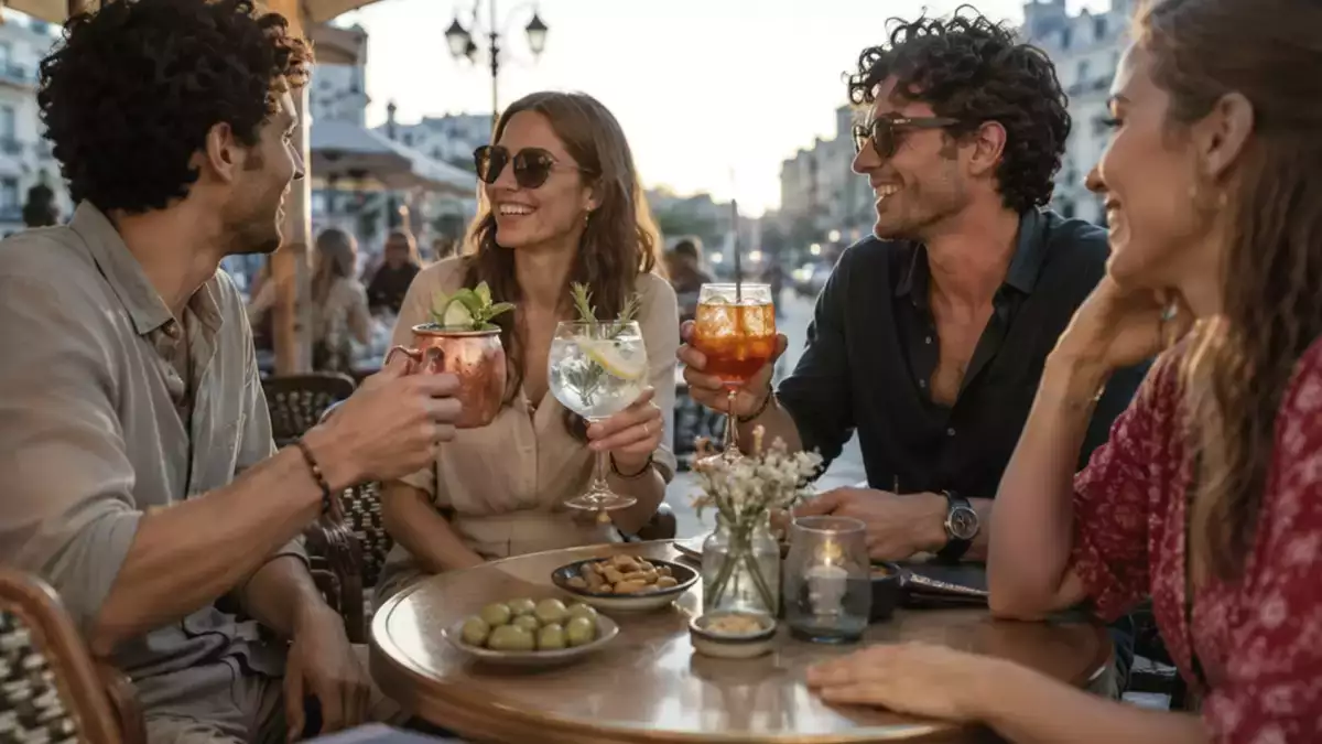 Hvorfor drikker man i Frankrig cocktails før et måltid, mens vi i Spanien drikker dem efter.