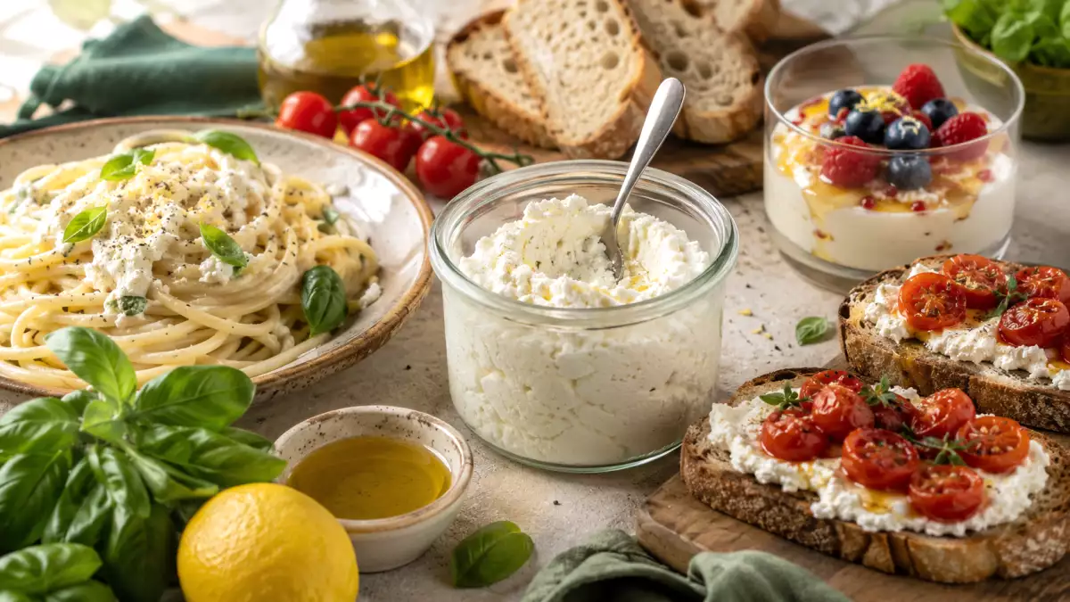 Står der en bøtte ricotta i dit køleskab? Disse lækre ideer kan redde dit måltid