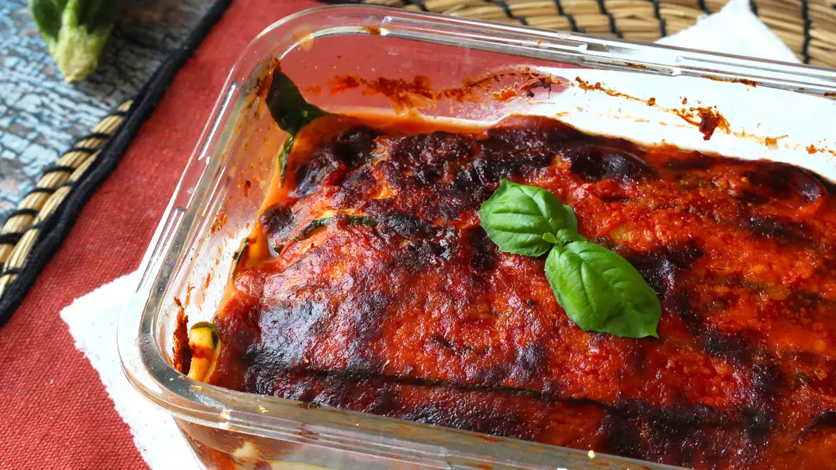Ja, du kan lave parmigiana med courgetter i en luftfritør: en sprød version, der ændrer det hele