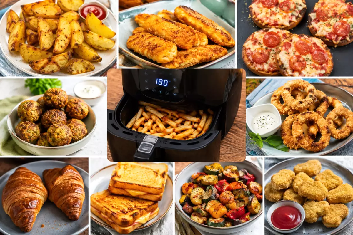 10 opskrifter, du kan varme op i Air Fryer for at få dem sprøde igen på få minutter