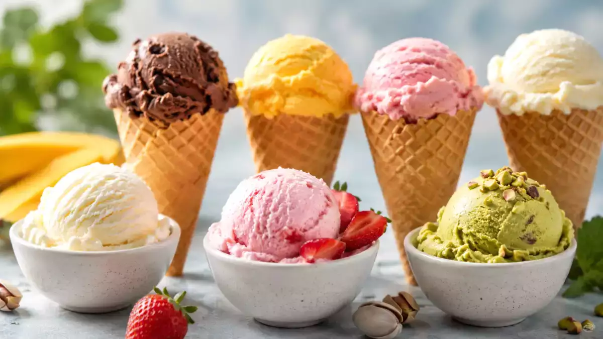Sorbet, is eller iscreme: Hvad betyder disse tre betegnelser egentlig i bøtten?