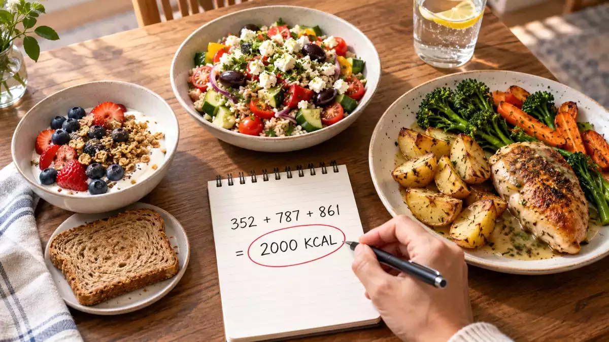 Hvordan ser en menu på 2000 kcal egentlig ud, og hvem er den beregnet til?