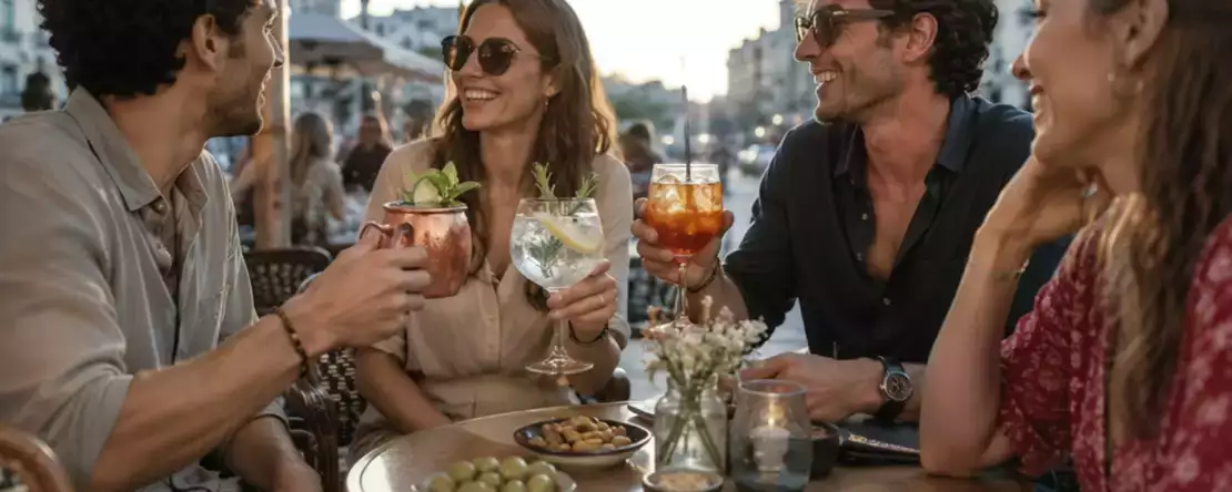 Hvorfor drikker man i Frankrig cocktails før et måltid, mens vi i Spanien drikker dem efter.