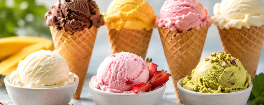 Sorbet, is eller iscreme: Hvad betyder disse tre betegnelser egentlig i bøtten?
