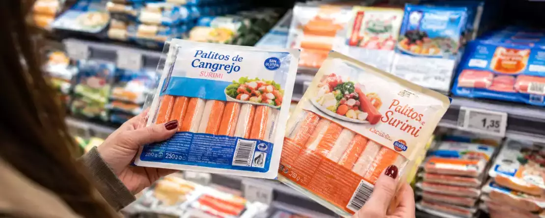 Krabbestænger indeholder ikke krabbe: Sådan vælger du en surimi, der er pengene værd