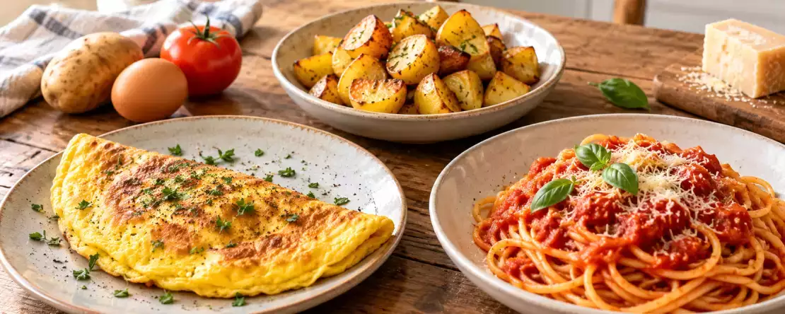 Æg, kartofler og pasta: 8 måltider, når køleskabet næsten er tomt