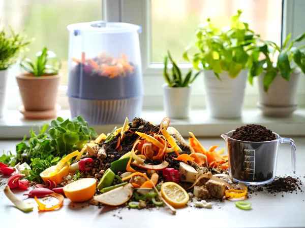 Express fladkompost: forvandl dit køkkenaffald til guld for dine planter!