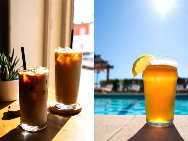 Bør du (virkelig) undgå kaffe eller alkohol i varmt vejr?