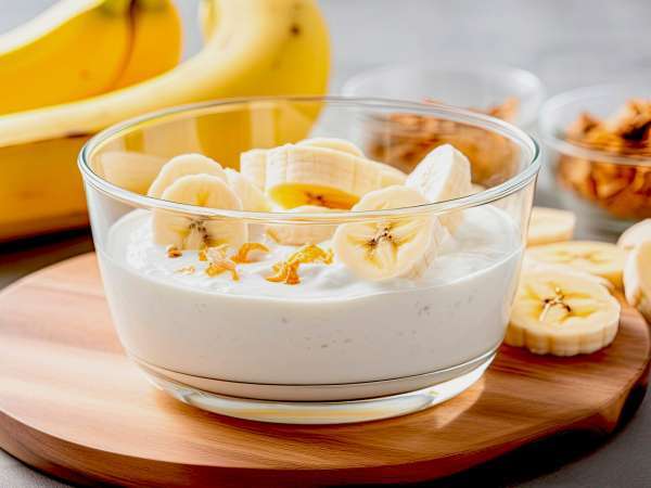 Bland det med banan, og du har verdens mest cremede dessert.