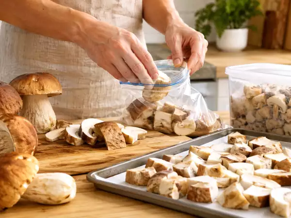 Friske porcini-svampe i fryseren: det enkle trin, der bedst bevarer duften og konsistensen