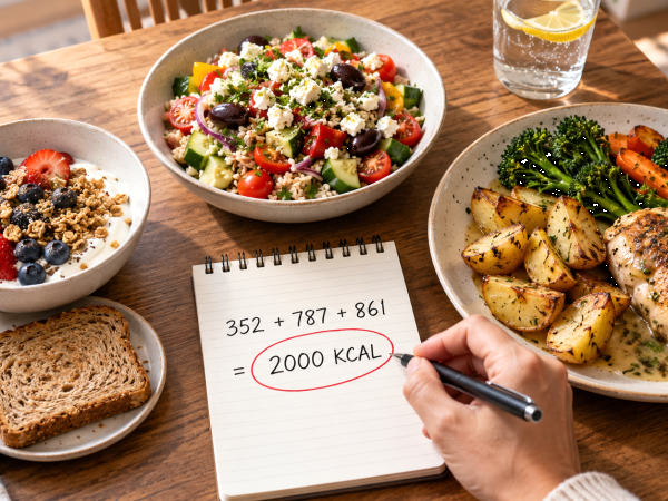 Hvordan ser en menu på 2000 kcal egentlig ud, og hvem er den beregnet til?
