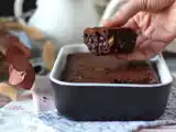 Opskrift Chokolade- og valnøddebrownie på air fryer