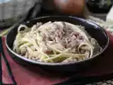 Opskrift Pasta med bacon: nem, billig og cremet