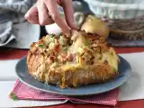 Opskrift Tartiflette-agtigt fyldt pindsvinebrød