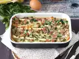 Opskrift Hvad man kan gøre med tortillas skinke-, spinat- og mozzarellagratin i kransekagestil