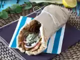 Opskrift Gyros med halloumi, en vegetarisk version af den græske sandwich!