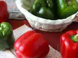 Opskrift Sådan flår du peberfrugter på en stegepande