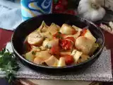Opskrift Pasta med kammuslinger, en elegant forret med fisk og skaldyr