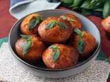 Opskrift Tomatmuffins med smeltende mozzarellahjerte