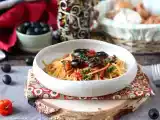 Opskrift Spaghetti alla puttanesca, en hurtig og velsmagende forret