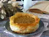 Opskrift Baklava-agtig cheesecake med pistacie, sprød og smeltende