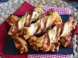 Opskrift Maxi butterdejstwists (tomat, skinke, mozzarella, persille)