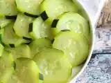 Opskrift Hvordan koger jeg courgetter i vand?