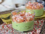 Opskrift Frisk avocado, rejer og verrines af grapefrugt!