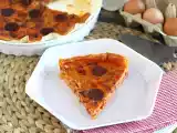 Opskrift Quiche med peberfrugt og chorizo