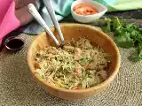 Opskrift Vermicelli, rejer, avocado, æg og koriandersalat