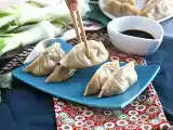 Opskrift Gyozas med kylling, gulerødder og svampe