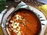 Opskrift Afrikansk suppe: tomat, jordnød og mangold - afrikansk jordnøddesuppe