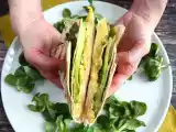 Opskrift Ristet wrap i brunch-stil - tortilla wrap hack