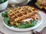 Opskrift Kartoffelvafler - vaffelsandwich med røget laks og fromage frais