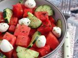 Opskrift Vandmelon- og agurkesalat