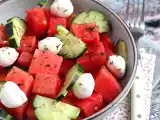 Opskrift Vandmelon- og agurkesalat
