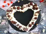 Opskrift Heart cake au kinder - kinder-hjertekage til valentinsdag